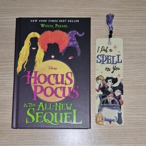 Disney Hocus Pocus Book with Purple and Green Cover